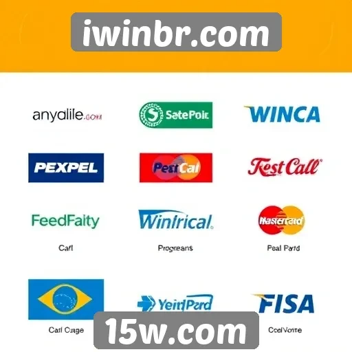 Métodos de pagamento aceitos no iwinbr.com