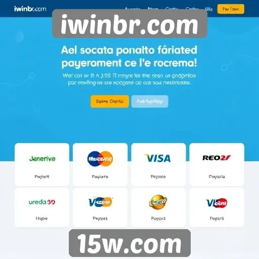 Variadas opções de pagamento no iwinbr.com